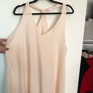 Gorgeous baby pink mini halter dress. Size 20